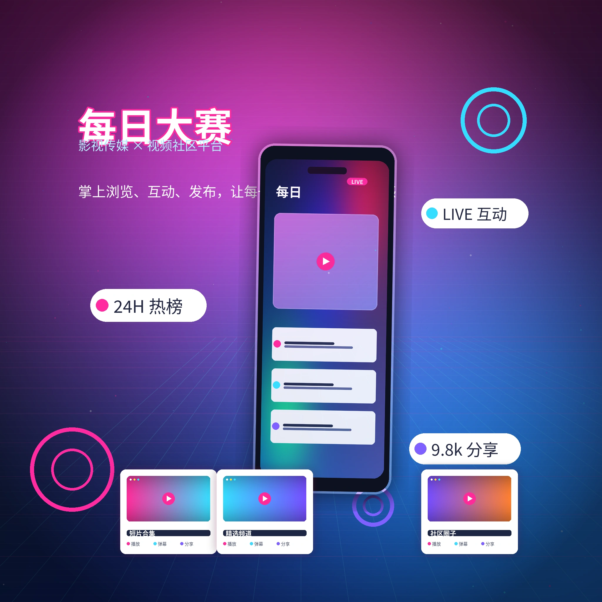 每日大赛APP服务与品牌内容